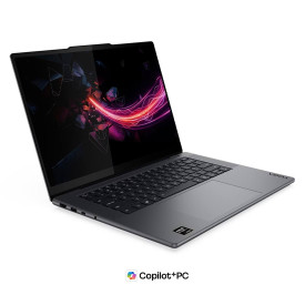 Лаптоп Lenovo Yoga Pro 7, NVIDIA N1X 675, 15.3 инча WQXGA OLED тъчскрийн, 165Hz, 64GB RAM, 1TB SSD, Windows 11 Home, Thunder Grey