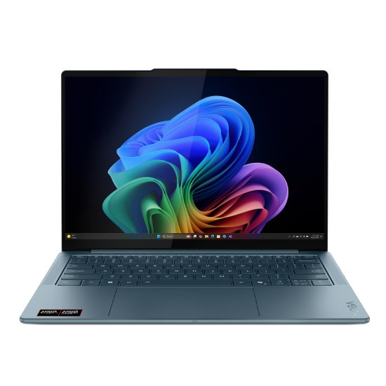 Лаптоп LENOVO Yoga Slim 7, AMD Ryzen AI 7 350, 14 инча, WUXGA OLED, 400 нита, 32GB DDR5x, 1TB SSD, Windows 11 Home, Tidal Teal