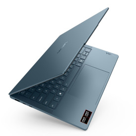 Лаптоп LENOVO Yoga Slim 7, AMD Ryzen AI 7 350, 14 инча, WUXGA OLED, 400 нита, 32GB DDR5x, 1TB SSD, Windows 11 Home, Tidal Teal