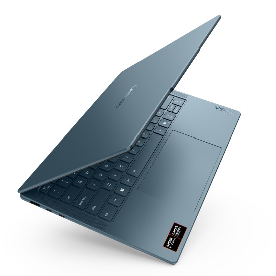 Лаптоп LENOVO Yoga Slim 7, AMD Ryzen AI 7 350, 14 инча, WUXGA OLED, 400 нита, 32GB DDR5x, 1TB SSD, Windows 11 Home, Tidal Teal