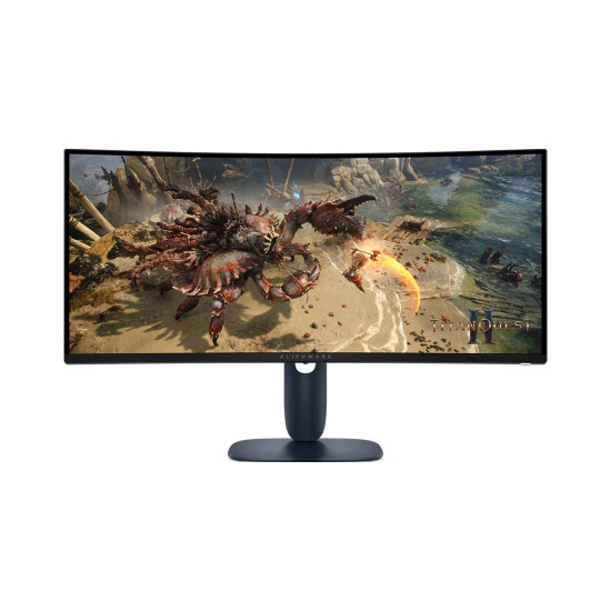 Монитор DELL Alienware AW3425DWM, WQHD 3440x1440, 34 инча, 180Hz, 1ms, 2xHDMI, 1xDP, Speakers
