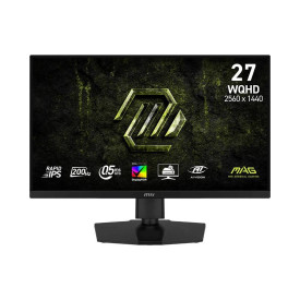 Монитор MSI MAG 274QPF E20 Gaming, 27 инча, WQHD 2560 x 1440, Rapid IPS, 200 Hz, 0.5 ms, AMD FreeSync Premium, DisplayHDR 400