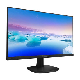 Монитор Philips 23.8 inch, IPS, Full HD, 76 Hz, 5 ms, HMDI, VGA, DVI, 243V7QDAB, Черен