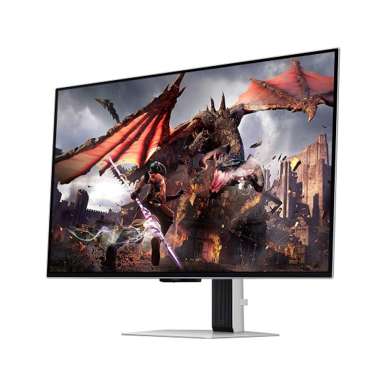 Монитор Samsung Odyssey OLED G8 G80SD, 32.0 инча, 4K 3840x2160, OLED, 240Hz, 0.03ms, HDR10+, FreeSync Premium Pro, HDMI 2.1, DisplayPort, USB, Wi-Fi, Bluetooth