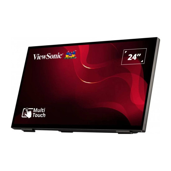 Монитор VIEWSONIC TD2465, 24 инча, 16:9, 1920x1080, IPS, 5ms, HDMI, DisplayPort, USB Type C, RJ45 Ethernet