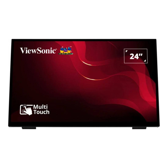 Монитор VIEWSONIC TD2465, 24 инча, 16:9, 1920x1080, IPS, 5ms, HDMI, DisplayPort, USB Type C, RJ45 Ethernet