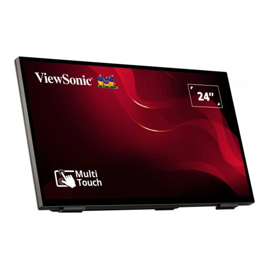 Монитор VIEWSONIC TD2465, 24 инча, 16:9, 1920x1080, IPS, 5ms, HDMI, DisplayPort, USB Type C, RJ45 Ethernet