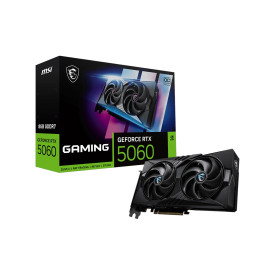 Видеокарта MSI GeForce RTX 5060 8G GAMING OC, 8GB GDDR7, 128-bit, PCIe 5.0 (x8), 3x DP 2.1b, HDMI 2.1b