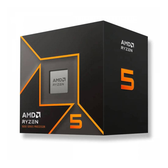 Процесор AMD Ryzen 5 9600, 5.2GHz, AM5, 6C/12T, 65W, 38MB, BOX