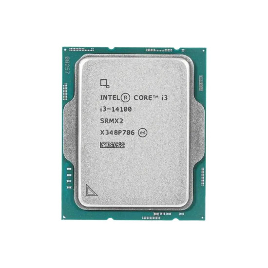 Процесор Intel Core i3-14100, 3.5 GHz, 12 MB кеш, LGA 1700, Tray