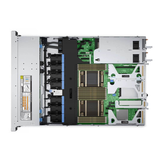 Сървър Dell PowerEdge R450, Intel Xeon Silver 4309Y 2.8GHz, 16GB DDR4 RAM, 600GB SAS 10K RPM, PERC H355, iDRAC9 Enterprise, 800W PSU, без ОС, 1U шаси
