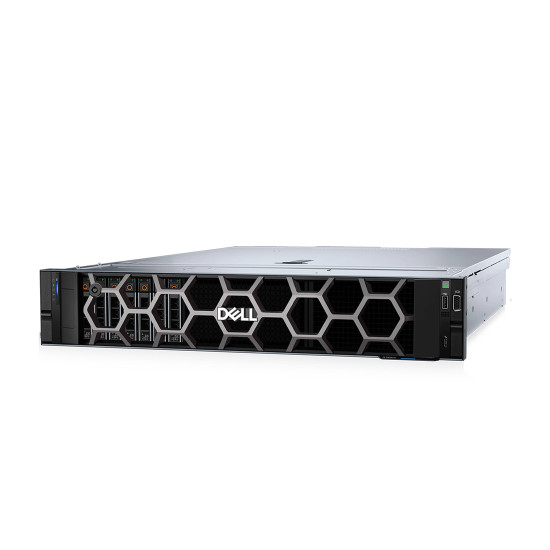 Сървър Dell PowerEdge R760XS, Xeon Silver 4514Y, 16 ядра, 32 нишки, 2.0GHz-3.6GHz, 16GB DDR5, 480GB SSD, PERC H755, 12 x 3.5 инча hot-plug, iDRAC9, TPM 2.0, 2 x 1Gb LOM, 2 x 1100W PSU, 1U Rack
