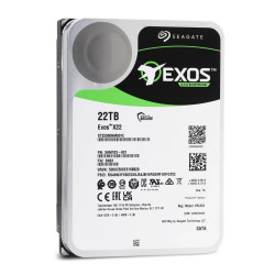Вътрешен твърд диск Seagate Exos X22, 22TB, SATA 6Gb/s, 7200RPM, 256MB, 3.5 инча