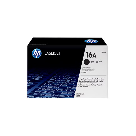 Тонер HP 16A Black Original LaserJet, Black