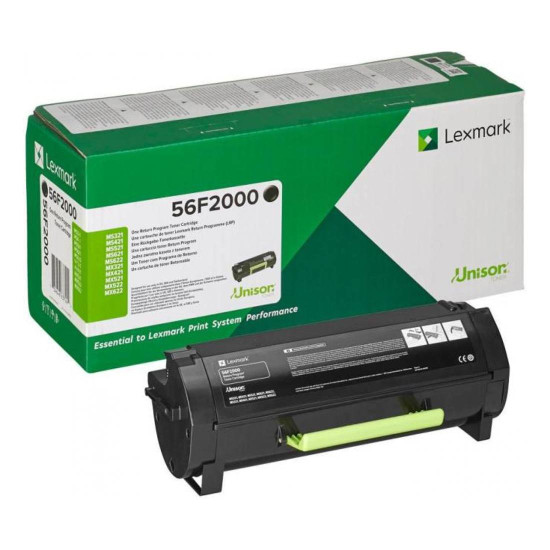 Тонер касета LEXMARK 56F2000, Black