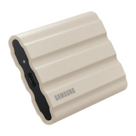 Външен SSD диск SAMSUNG Portable T7 Shield 2TB, USB 3.2 Gen 2, IP65, бежов