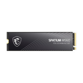 Вътрешен SSD диск MSI Spatium M560, PCIe Gen5 x4, M.2 2280, 2TB, 3D NAND, 10300MB/s четене, 8700MB/s запис