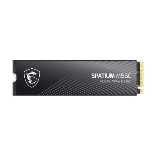 Вътрешен SSD диск MSI Spatium M560, PCIe Gen5 x4, M.2 2280, 2TB, 3D NAND, 10300MB/s четене, 8700MB/s запис