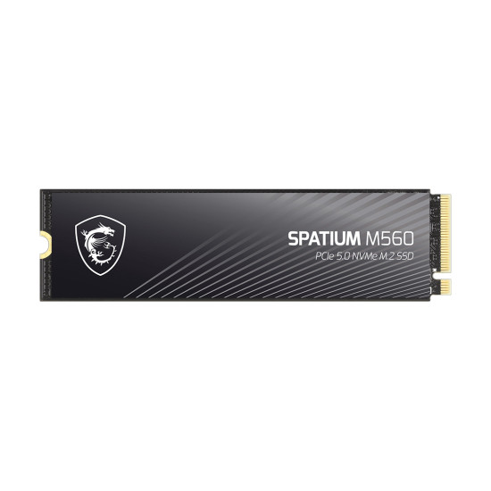 Вътрешен SSD диск MSI Spatium M560, PCIe Gen5 x4, M.2 2280, 2TB, 3D NAND, 10300MB/s четене, 8700MB/s запис