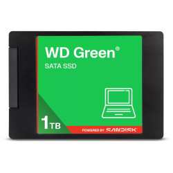 Вътрешен SSD диск WESTERN DIGITAL Green, 1TB, SATA3 6 Gb/s, 2.5 инча