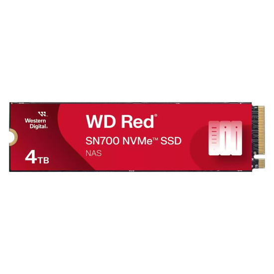 Вътрешен SSD диск WESTERN DIGITAL RED 4000GB, SN700, M.2 2280 NVMe, PCIe 3.0