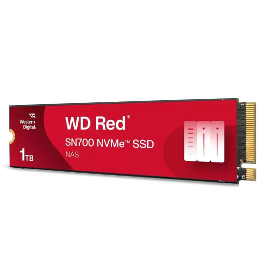 Вътрешен SSD диск Western Digital Red SSD SN700, 1TB M.2 NVMe 2280, PCIe Gen3, 8Gb/s
