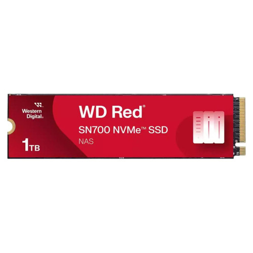 Вътрешен SSD диск Western Digital Red SSD SN700, 1TB M.2 NVMe 2280, PCIe Gen3, 8Gb/s
