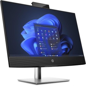All-in-One компютър HP ProOne 440 G9 AiO, Intel Core i3-14100T, 23.8 инча, 8GB DDR5, 256GB SSD, Windows 11 Pro