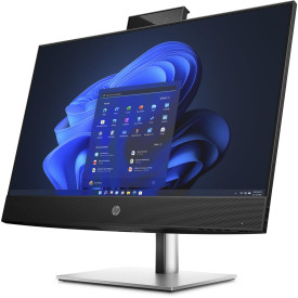 All-in-One компютър HP ProOne 440 G9 AiO, Intel Core i3-14100T, 23.8 инча, 8GB DDR5, 256GB SSD, Windows 11 Pro