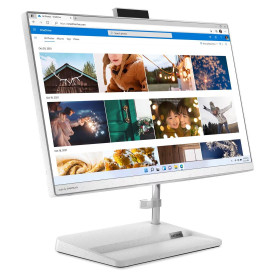 All-in-One компютър Lenovo IdeaCentre 3 22IAP7, 21.5 инча, Full HD, Intel Core i3-1215U, Intel UHD Graphics, 8GB DDR4, 256GB SSD, White