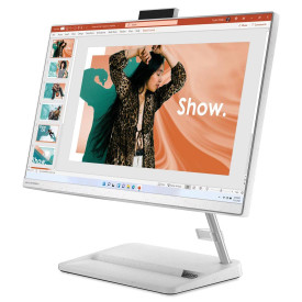 All-in-One компютър Lenovo IdeaCentre 3 22IAP7, 21.5 инча, Full HD, Intel Core i3-1215U, Intel UHD Graphics, 8GB DDR4, 256GB SSD, White