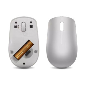 Безжична мишка LENOVO 530 Wireless Mouse, Platinum Grey