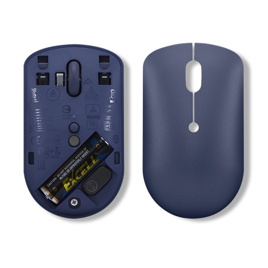 Безжична мишка LENOVO 540 USB-C Wireless Compact Mouse, Abyss Blue