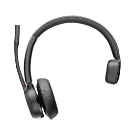 Безжични слушалки HP Poly Voyager 4310, UC, Monaural, BT700 USB-A адаптер, Стойка за зареждане