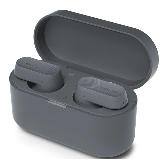 Безжични слушалки PHILIPS True Wireless Earbuds, IPX4, TAT3509GY/00