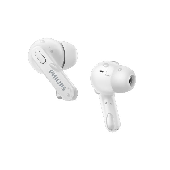 Безжични слушалки PHILIPS True Wireless Earbuds TAT2206WT/00, Бели