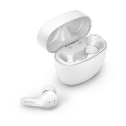 Безжични слушалки PHILIPS True Wireless Earbuds TAT2206WT/00, Бели
