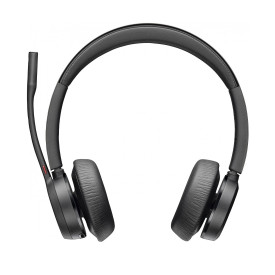 Безжични слушалки Poly Voyager 4320, 76U49AA, USB-A + BT700, Black