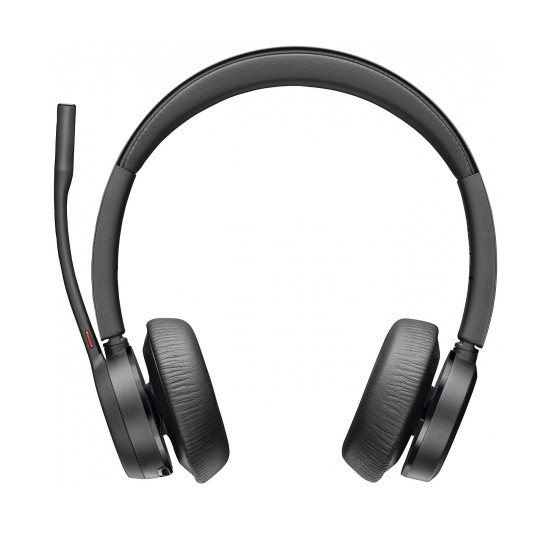 Безжични слушалки Poly Voyager 4320, 76U49AA, USB-A + BT700, Black