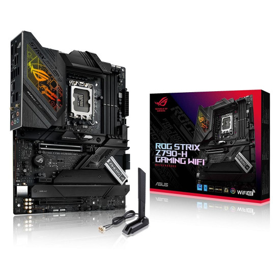 Дънна платка ASUS ROG STRIX Z790-H GAMING WIFI, LGA1700, Z790, USB 3.2 Gen 2, 90MB1E10-M0EAY0