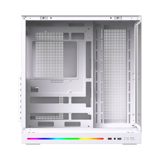 Кутия за компютър Cloud DGT Arctic EN49620, USB 3.0 + USB 2.0, 2 x TG, 3 x J22A PWM Arctic Reverse, 1 x J22A PWM Arctic, White