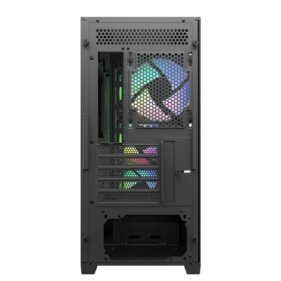 Кутия за компютър COUGAR MX600 Mini V2 RGB, Mini Tower, Black