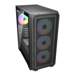 Кутия за компютър COUGAR MX600 Mini V2 RGB, Mini Tower, Black