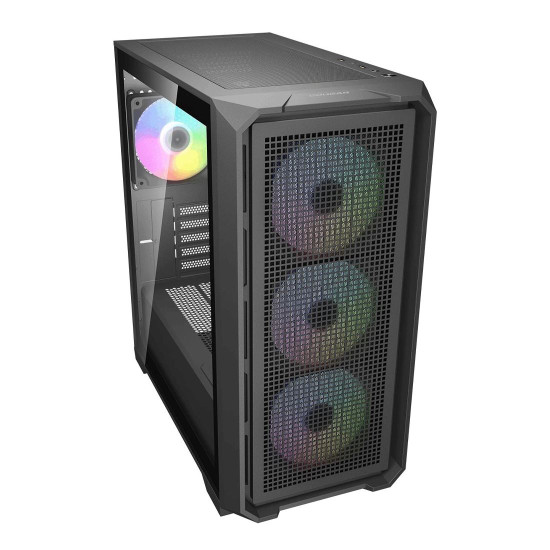 Кутия за компютър COUGAR MX600 Mini V2 RGB, Mini Tower, Black