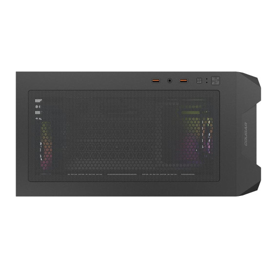 Кутия за компютър COUGAR MX600 Mini V2 RGB, Mini Tower, Black