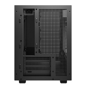 Кутия за компютър DeepCool CH260 WOOD, Mini Tower, 2 x USB 3.0, 1 x USB Type-C Gen 2, 1 x Audio, Black