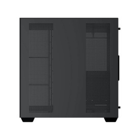 Кутия за компютър XIGMATEK Aqua V Air, Black, ATX, U3x2 + Type C, 2PCS TG, 6PCS Z22A Reverse & 1PC Z22A, ARGB Remote Control Kit