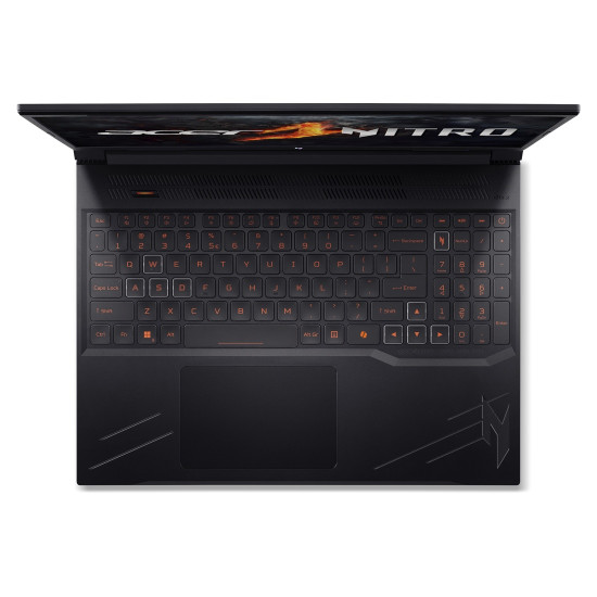 Лаптоп Acer Nitro V16 Gaming ANV16-41-R1YC, 16.0 инча, Full HD+, AMD Ryzen 7 8845HS, RTX 4050 6GB GDDR6, DLSS 3, 16GB RAM, 512GB SSD - NH.QRVEX.00D