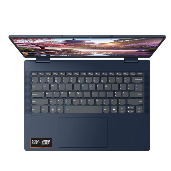 Лаптоп LENOVO IdeaPad 5 2-in-1 Intel Core Ultra 5 225H, 16 инча, WUXGA Touch, 16GB DDR5, 1TB SSD, Windows 11 Home, Cosmic Blue