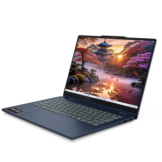Лаптоп LENOVO IdeaPad 5 2-in-1 Intel Core Ultra 5 225H, 16 инча, WUXGA Touch, 16GB DDR5, 1TB SSD, Windows 11 Home, Cosmic Blue